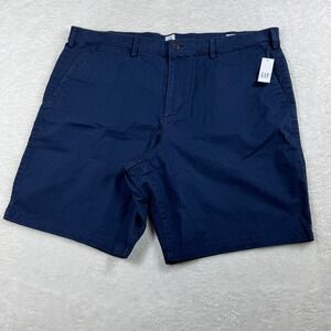 Gap‎ Essential Khaki Shorts 10" Inseam Navy Blue Casual Mens Size 40